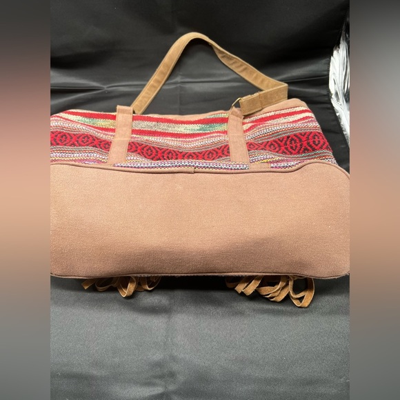 American & Beyond tapestry boho hippie tote bag. (PB2) - Picture 4 of 6